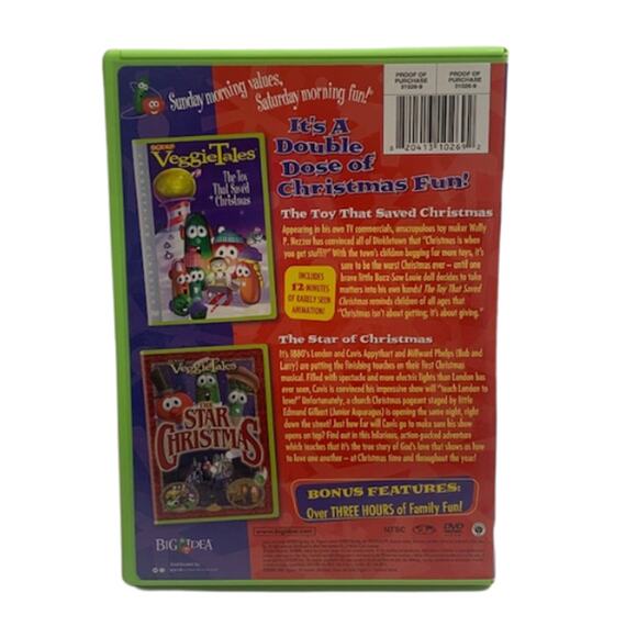 VEGGIE TALES Holiday Double Feature DVD - Picture 3 of 3